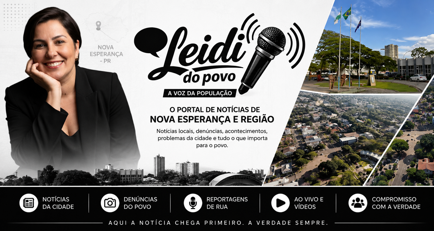 Leidi do Povo — A voz da população. O portal de notícias de Nova Esperança e Região